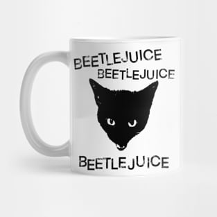 Beetlejuice Cat Mug